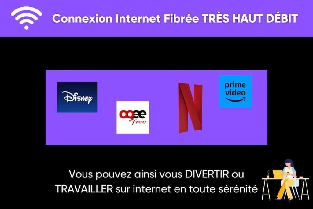 Appartement Dk Netflix Wifi Proche Centre *